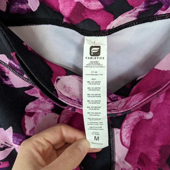 Fabletics Mid Rise Printed Powerhold Leggings - Picture 3 of 9
